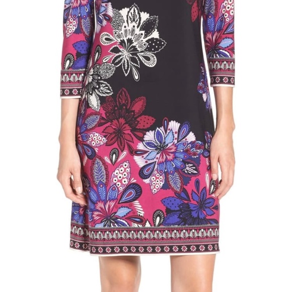 Donna Morgan Jersey Shift Dress - Picture 2 of 5